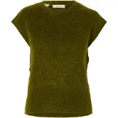 Selected Gilet A Maglia Donne Verde XS