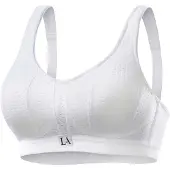 LASCANA Reggiseno sportivo bianco