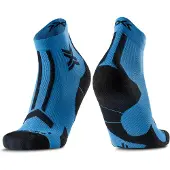 X-socks Trail Run Discover Ankle Calze da running (35-38, blu)
