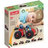 Quercetti Veicolo In Legno Playbio 32 Pezzi