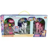 Dimasa Set 2 Pony Con Accessori