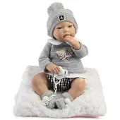 MuÑecas Guca Alex Baby Reborn Senza Capelli 42-46 Cm
