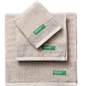 Benetton Set Di Asciugamani Da Bagno 450gsm 3 Unità
