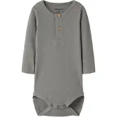 Name it Tutina / body per bambino 'NBMKab' grigio