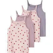 Name it Kid's Strap Top 4-Pack Top Bambini (86, fuchsia)