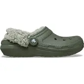 Crocs Scarpe Classic Fleece Lined Clog donne - Kaki - 42 / 43