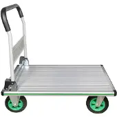 JBM Carrello Pieghevole Con Piano In Alluminio 300kg