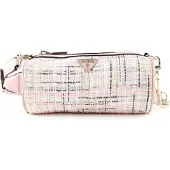 GUESS Manhattan Tweed rosa — Borsa a tracolla