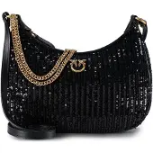 Pinko Half Moon Borsa a tracolla 26 cm nero
