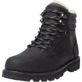 Timberland Britton Road Mid Warm Lined Waterproof Boot Scarpe invernali Uomo (47,5, nero)