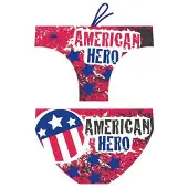 Turbo Costume Da Bagno A Slip American Hero-happy