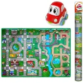 Mad Mat Tappetino Arrotolabile Citta 173x120x0.3 Cm