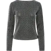Pieces Top A Maniche Lunghe | Black | M