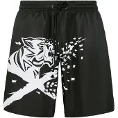 Plein sport Costume da bagno boxer con logo