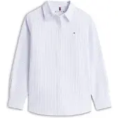 Tommy Hilfiger Camicia da donna blu colomba / bianco