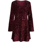 Pieces Vestito Mini | Tawny Port | XL