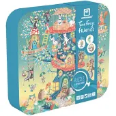 Eurekakids Puzzle Di Osservazione Degli Amici Della Casa Sull´albero- 54 Pezzi