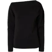 Selected Top Off-shoulder Donne Nero L