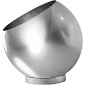 AYTM Vaso da fiori Globe, Ø 30 cm, argento, acciaio inossidabile