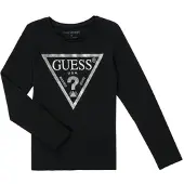 GUESS T-shirts a maniche lunghe SECRA ragazza - Nero - 14 ans