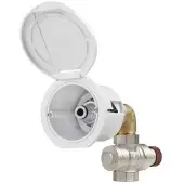 PLASTIMO Connettore A Gomito Quadrato Per Ingresso Acqua