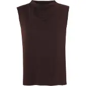 TATUUM Top in maglia 'Kezi' marrone scuro