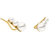 Purelei Collana 'Diligence' argento / bianco perla