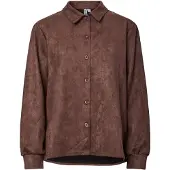 Pieces Camicia da donna 'PCObina' marrone