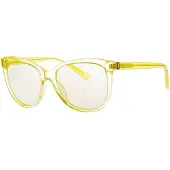 Calvin Klein 4185S/55 Giallo Pallido Donna — Occhiali da Sole