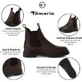 Tamaris Stivaletti Chelsea marrone - 38