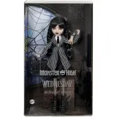 Monster High Bambola Mercoledì Con Uniforme Scolastico