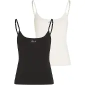 Karl Lagerfeld Maglietta intima crema / nero