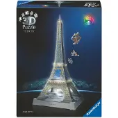 Ravensburger Puzzle 3d Torre Eiffel Con Luce Led 216 Pezzi