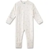Sanetta Tutina / body per bambino beige / écru / blu fumo