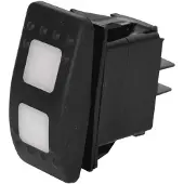 Euromarine Interruttore A Bilanciere Impermeabile A Led On-off-on