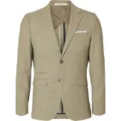 Selected Giacca A Petto Unico Uomini Beige 50