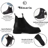Tamaris Boots chelsea nero