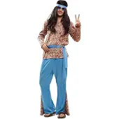 My Other Me Fun Company Costume Da Hippie Psichedelico
