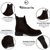 Tamaris Stivaletti Chelsea marrone - 37