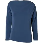 Selected Top Off-shoulder Donne Blu L