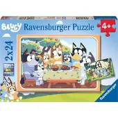 Ravensburger Puzzle Bluey Da 2x24 Pezzi