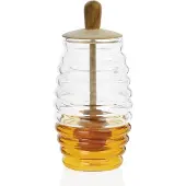 Fijalo Caraffa di miele di ANDREA HOUSE in vetro e legno