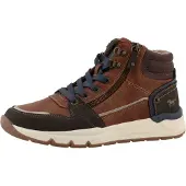 Mustang Boots stringati 'Mart' marino / cognac / marrone scuro