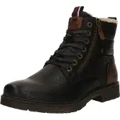 Mustang Boots stringati marrone scuro / nero