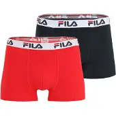 FILA Boxer rosso / nero / bianco