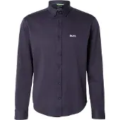 BOSS Camicia 'Motion' marino / bianco