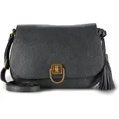 PICARD Calico Borsa a spalla Vera Pelle 25 cm nero