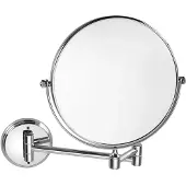 Bemeta Specchio cosmetico a doppia faccia, economico, diametro 200 mm, cromato