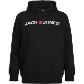 Jack & Jones Plus Size Felpa Con Cappuccio Con Logo