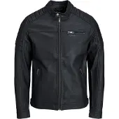 Jack & Jones Giacca In Finta Pelle Scamosciata